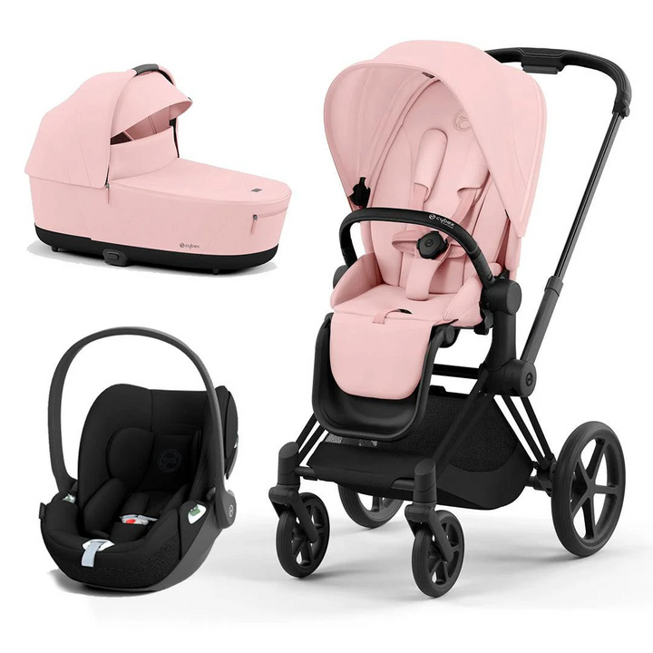 CYBEX Priam Cloud T Travel System - Peach Pink