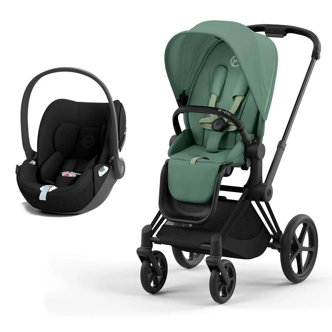 CYBEX Priam Cloud T Travel System - Leaf Green