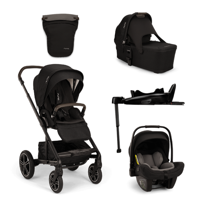 Nuna MIXX Next & PIPA Next Travel System Bundle - Caviar