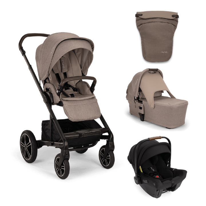 Nuna MIXX Next & PIPA Urbn Travel System - Cedar