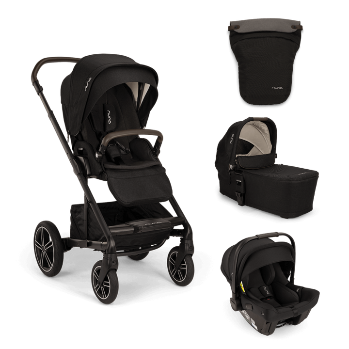 Nuna MIXX Next & PIPA Urbn Travel System - Caviar