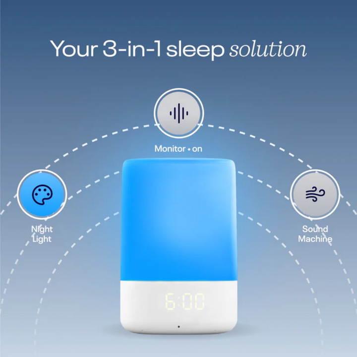 Nanit Sound and Light Smart Baby Night Light - White