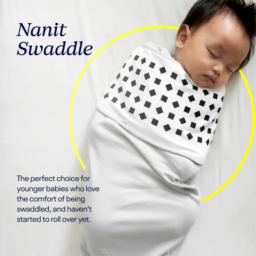 Nanit Nanit Breathing Wear Swaddle Starter Set - Grey