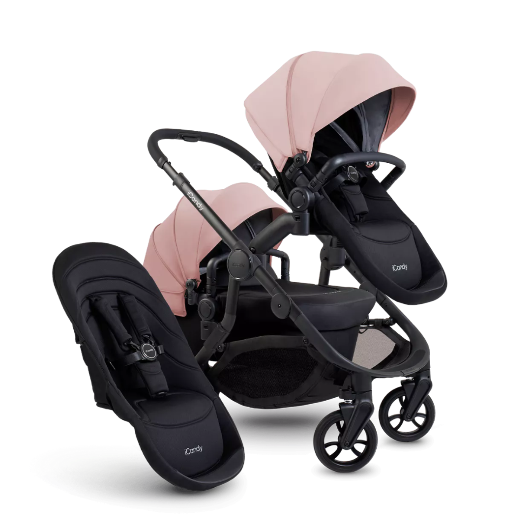 iCandy Orange Pushchair Bundle - Jet | Rose