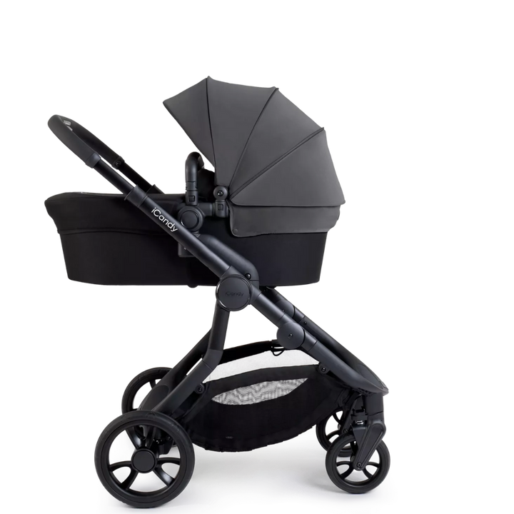 iCandy Orange 4 Travel System & Car Seat Bundle - Jet | Fossil