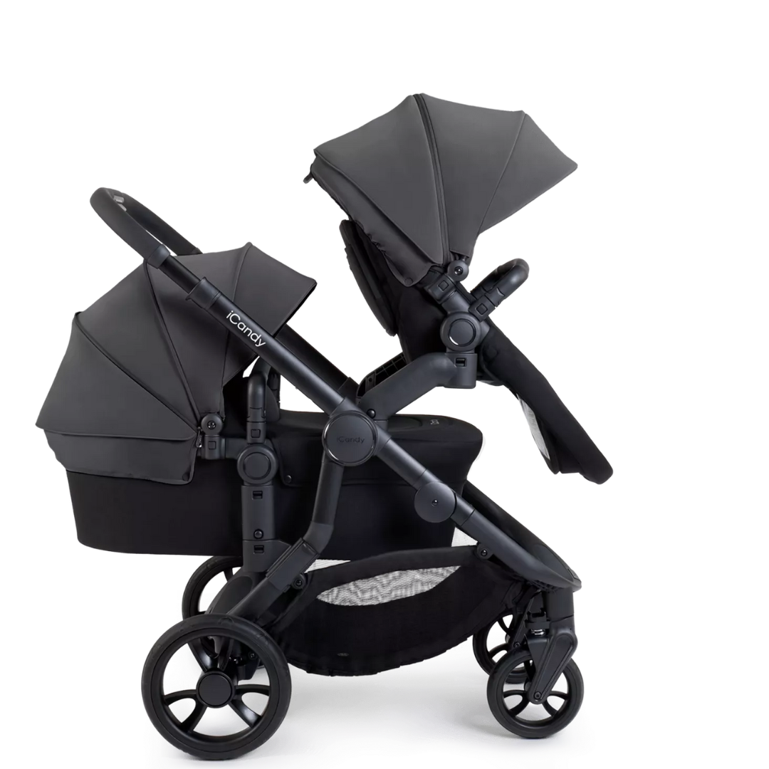 iCandy Orange 4 Travel System & Car Seat Bundle - Jet | Fossil