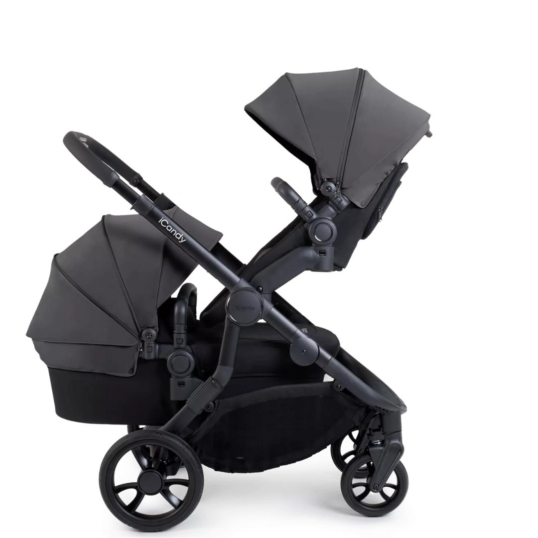 iCandy Orange 4 Travel System & Car Seat Bundle - Jet | Fossil