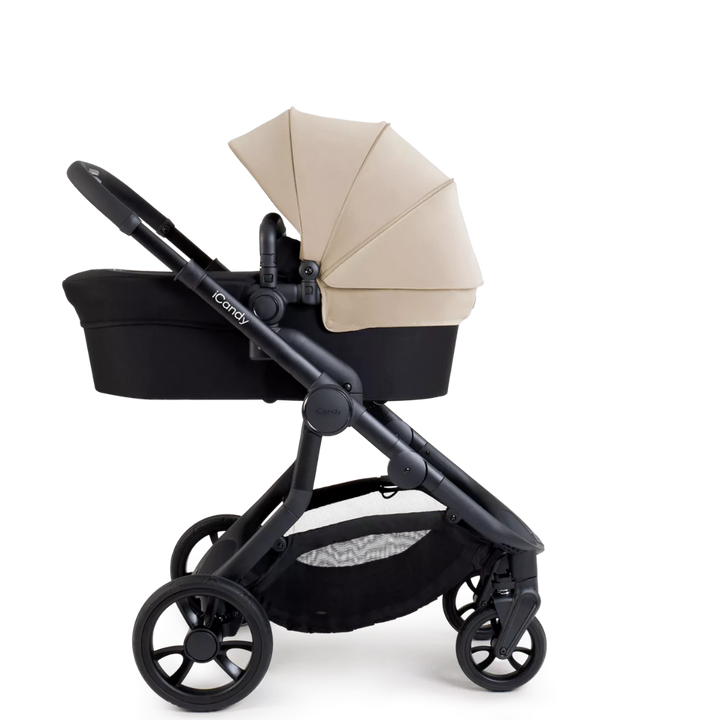 iCandy Orange 4 Travel System & Car Seat Bundle - Jet | Latte