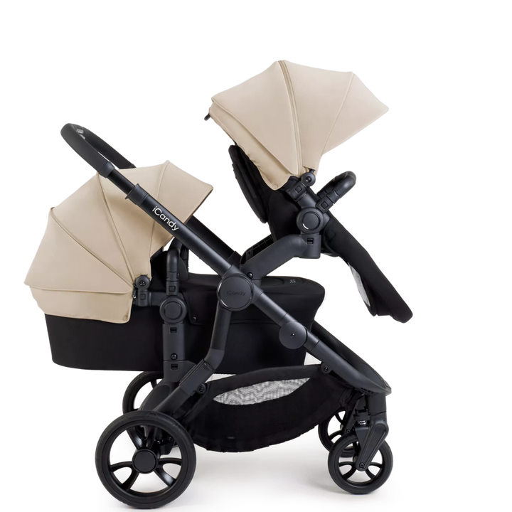 iCandy Orange 4 Travel System & Car Seat Bundle - Jet | Latte