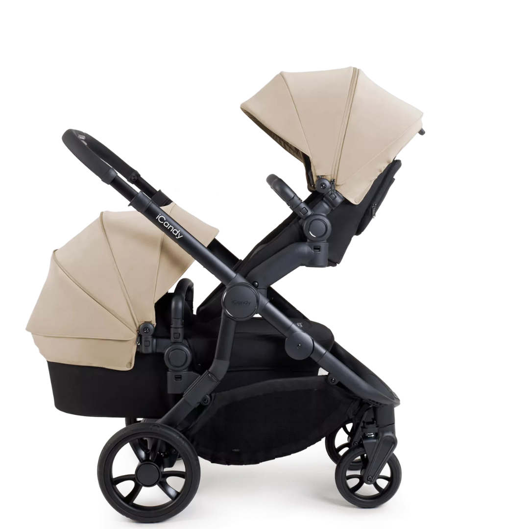 iCandy Orange 4 Travel System & Car Seat Bundle - Jet | Latte