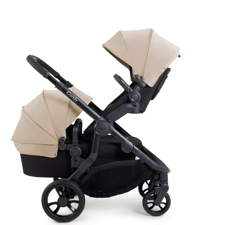 iCandy Orange 4 Travel System & Car Seat Bundle - Jet | Latte