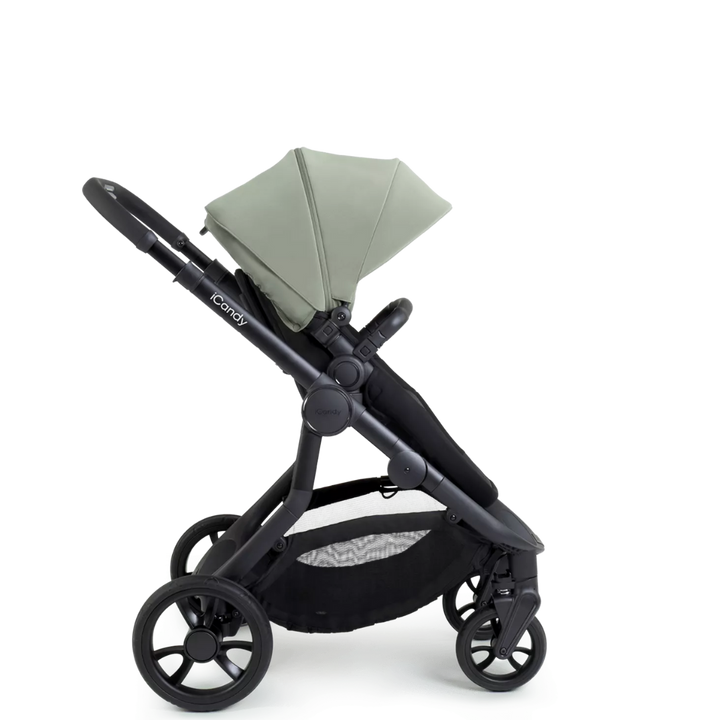 iCandy Orange 4 Travel System & Car Seat Bundle - Jet | Pistachio