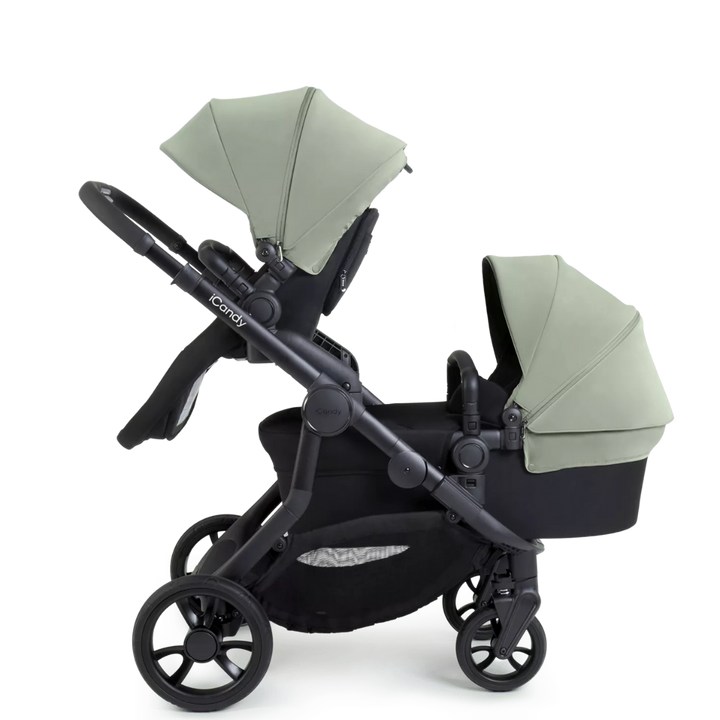 iCandy Orange 4 Travel System & Car Seat Bundle - Jet | Pistachio