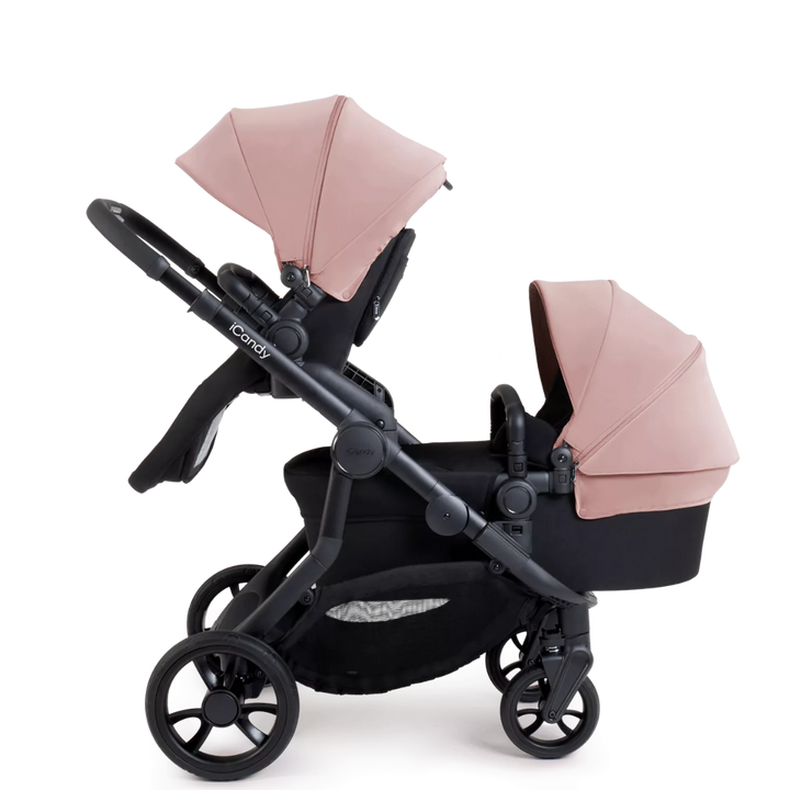 iCandy Orange 4 Travel System & Car Seat Bundle - Jet | Rose