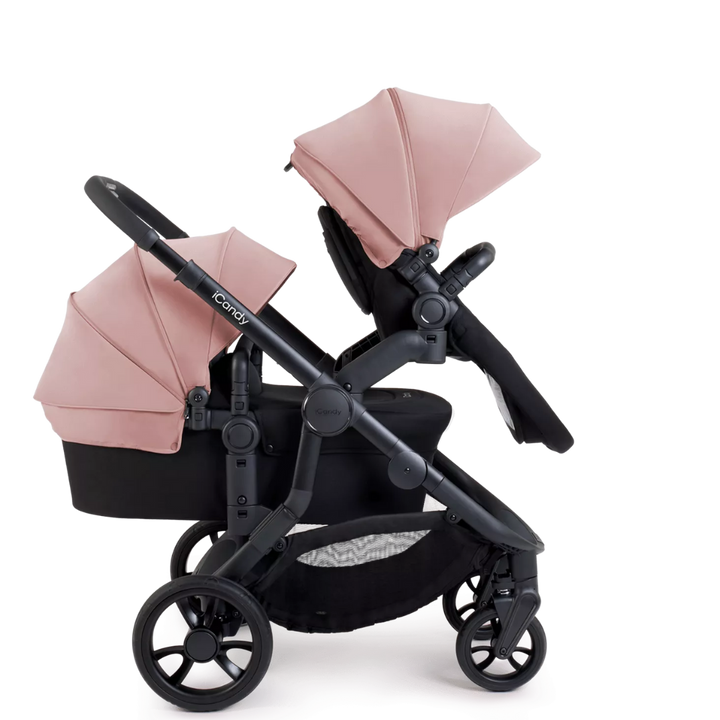 iCandy Orange 4 Travel System & Car Seat Bundle - Jet | Rose