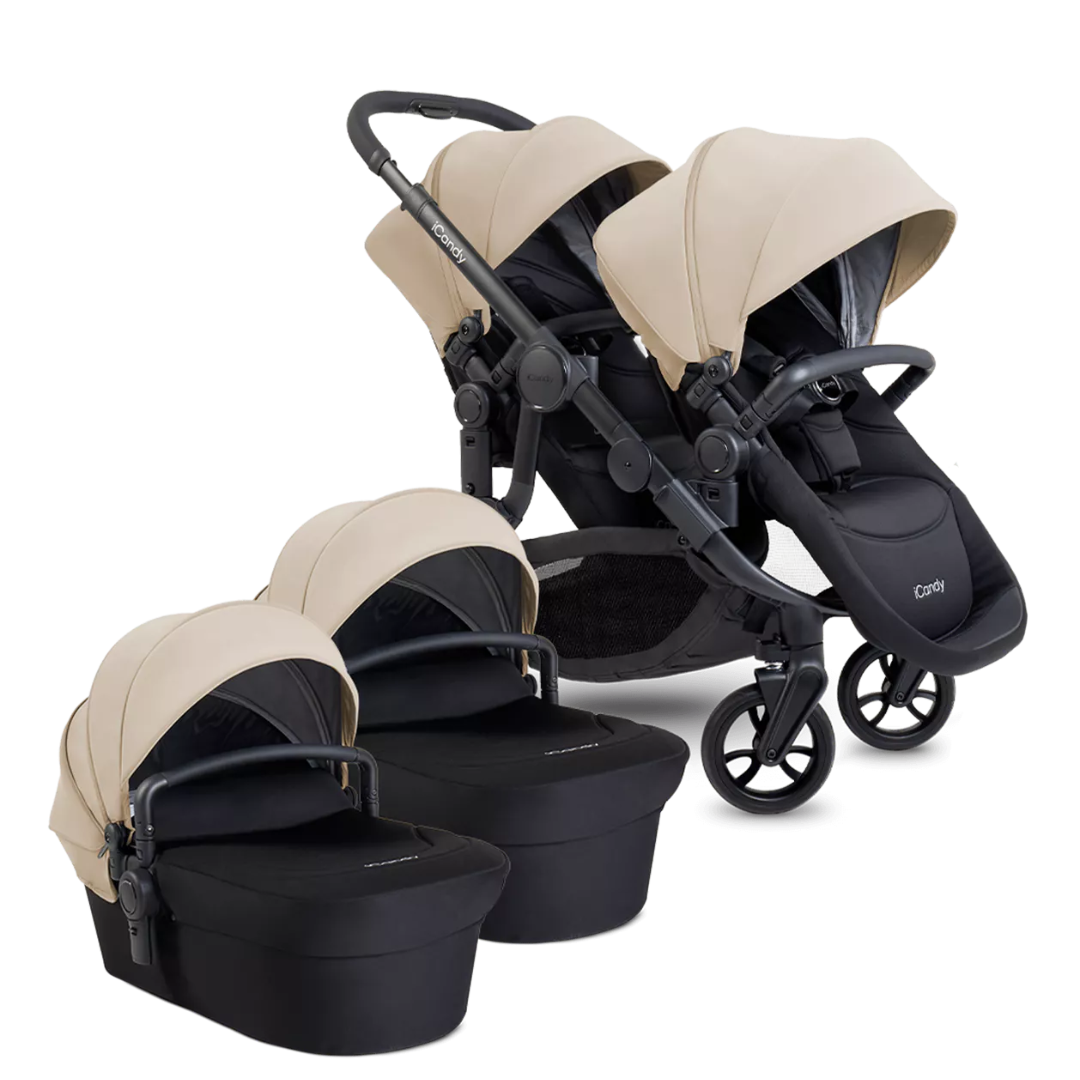 iCandy Orange Pushchair Bundle - Jet | Latte