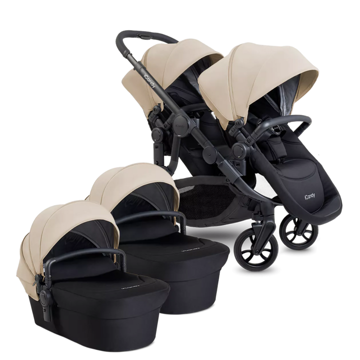 iCandy Orange Pushchair Bundle - Jet | Latte