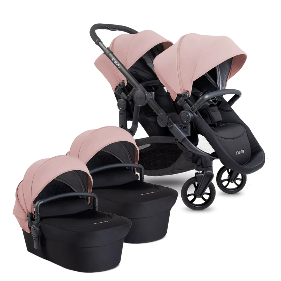 iCandy Orange Pushchair Bundle - Jet | Rose