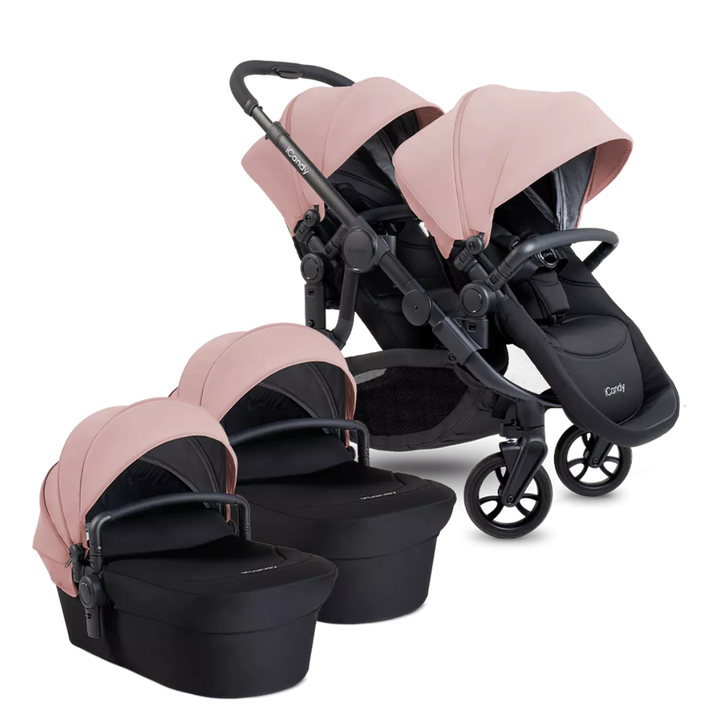 iCandy Orange Pushchair Bundle - Jet | Rose