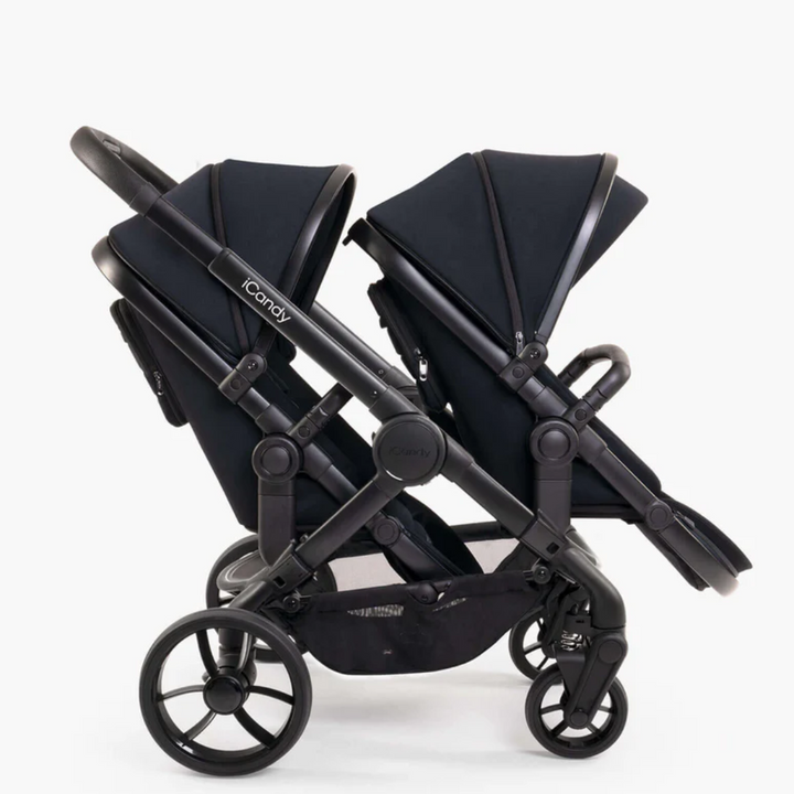 iCandy Peach 7 Twin Pushchair and Carrycot - Black Edition