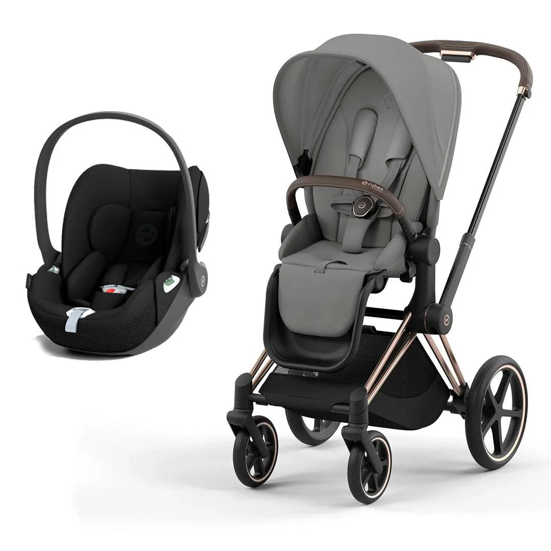 CYBEX Priam Cloud T Travel System - Mirage Grey