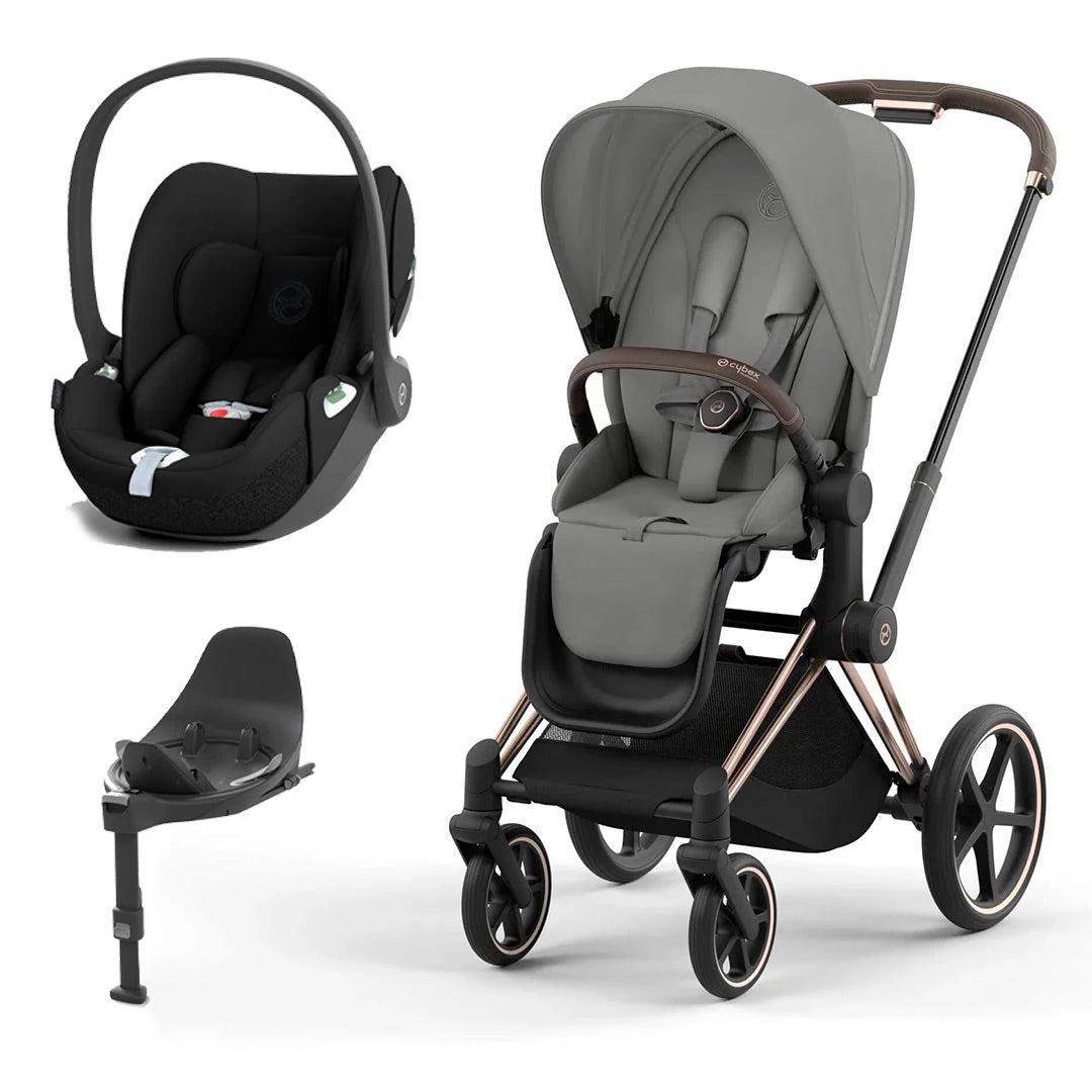 CYBEX Priam Cloud T Travel System - Mirage Grey