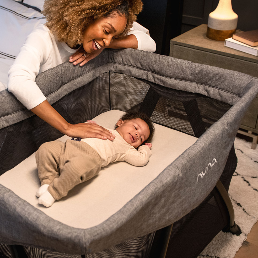 Nuna Sena Aire Travel Cot - Charcoal