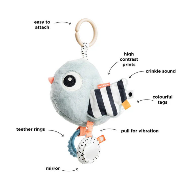 Done By Deer Activity Sensory Toy - Birdee - Blue