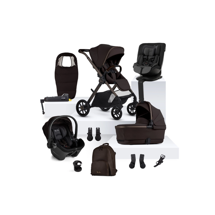 Silver Cross Reef 2 SPECIAL EDITION Travel System Ultimate Motion Bundle (14 piece) - Ganache