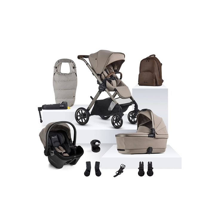 Silver Cross Reef 2 SPECIAL EDITION Travel System Ultimate Bundle (13 piece) - Frappe