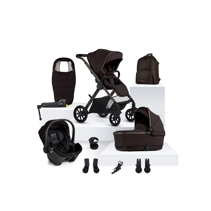 Silver Cross Reef 2 SPECIAL EDITION Travel System Ultimate Bundle (13 piece) - Ganache