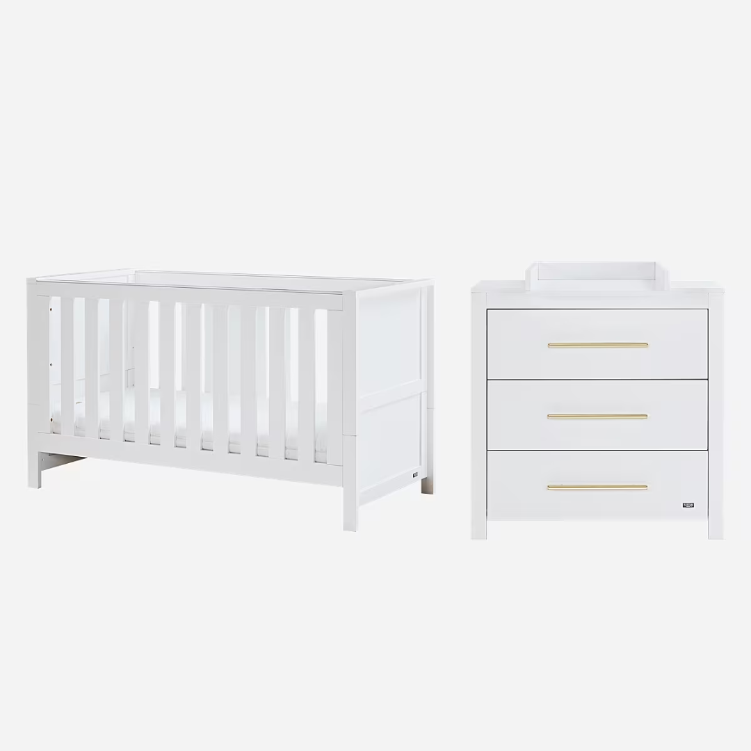 Tutti Bambini Tivoli 2 Piece Furniture Set - White