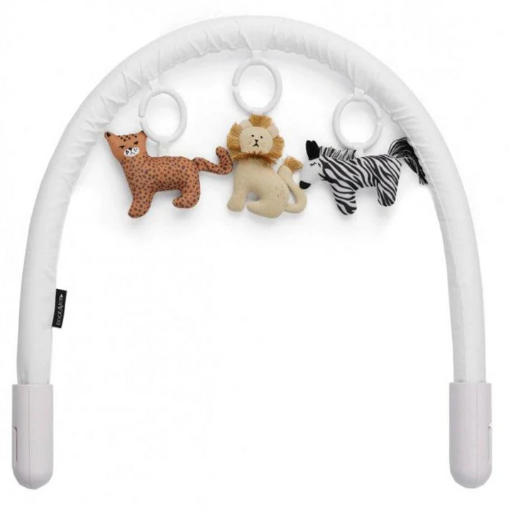 DockATot Toy Arch Set - Pristine White + Day at the Zoo