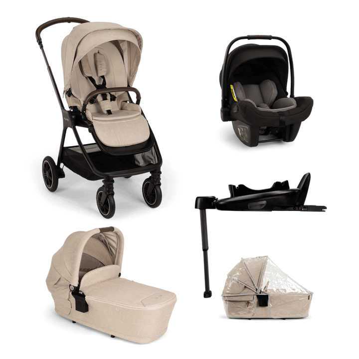 Nuna TRIV Next Generation & PIPA Next Travel System - Biscotti