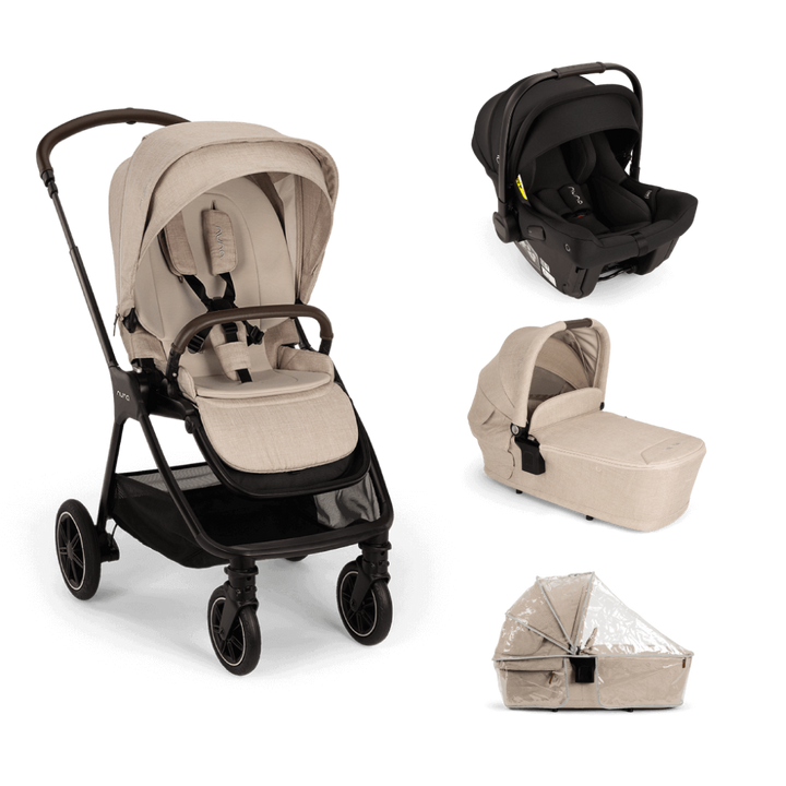 Nuna TRIV Next & PIPA Urbn Travel System - Biscotti