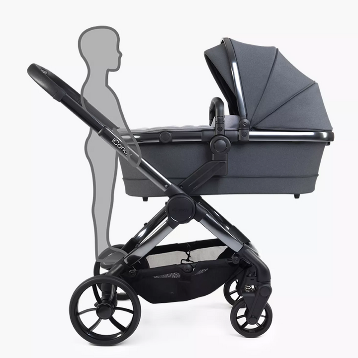 iCandy Peach 7 Pushchair and Carrycot - Complete Bundle - Phantom | Truffle