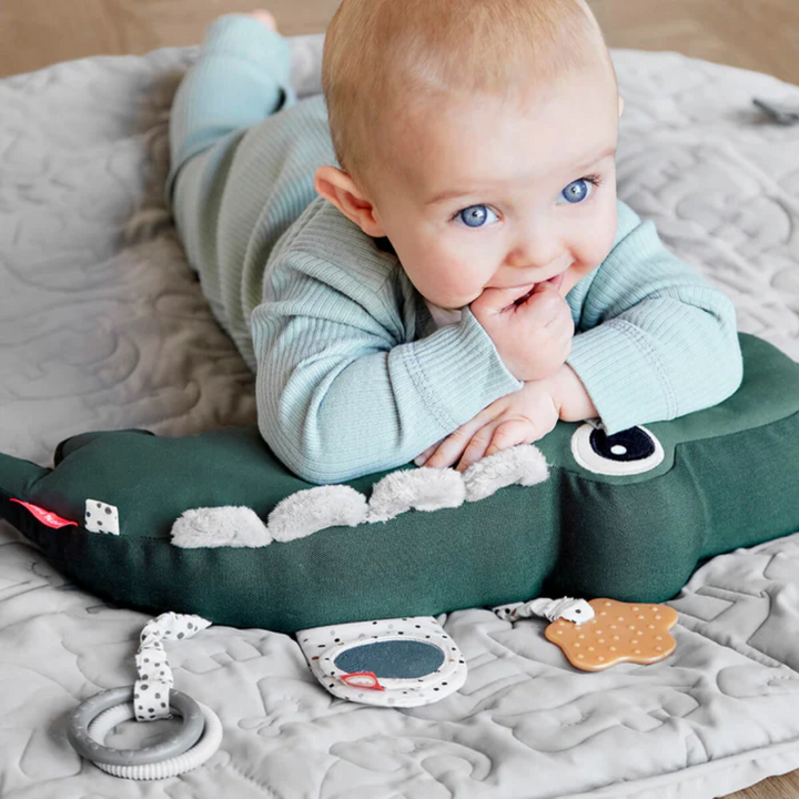 Done by Deer Tummy Time Activity Toy - Croco - Green