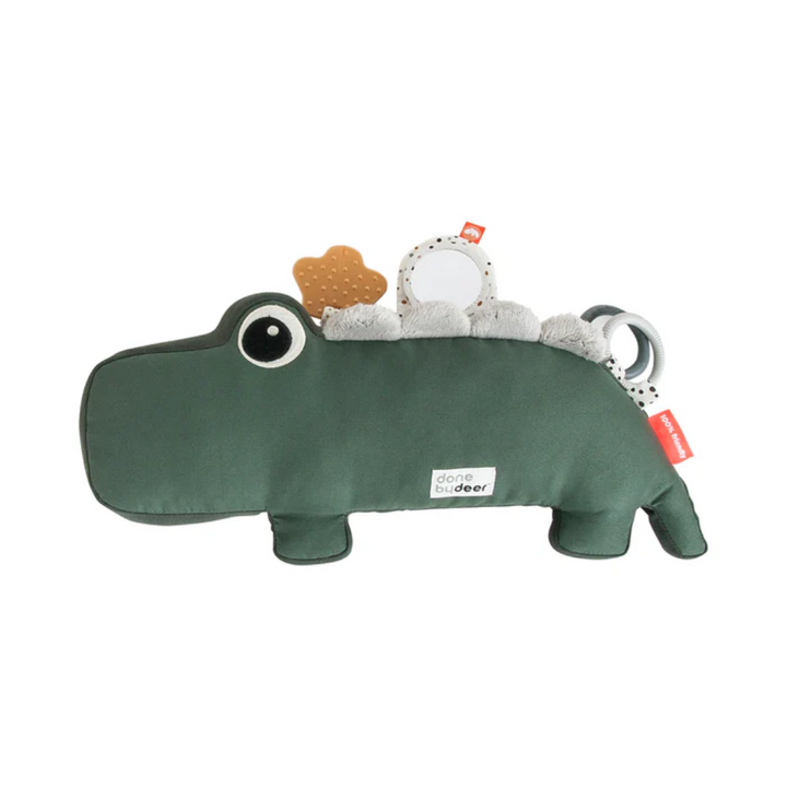 Done by Deer Tummy Time Activity Toy - Croco - Green