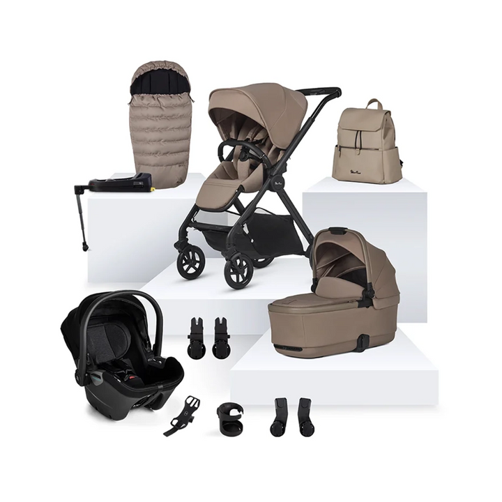 Silver Cross Reef 2 Travel System Ultimate Bundle (12 piece) - Mocha