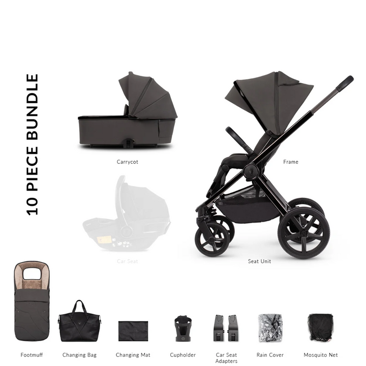 Venicci Upline Special Edition 10 Piece Pushchair Bundle - Lava