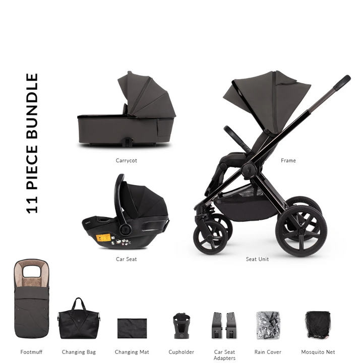 Venicci Upline Special Edition 11 Piece Pushchair Bundle - Lava