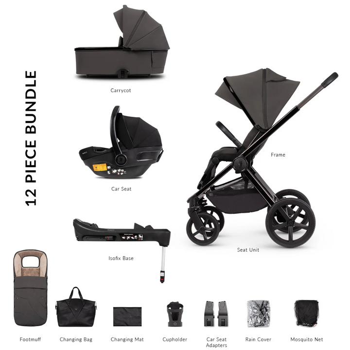 Venicci Upline Special Edition 12 Piece Pushchair Bundle - Lava