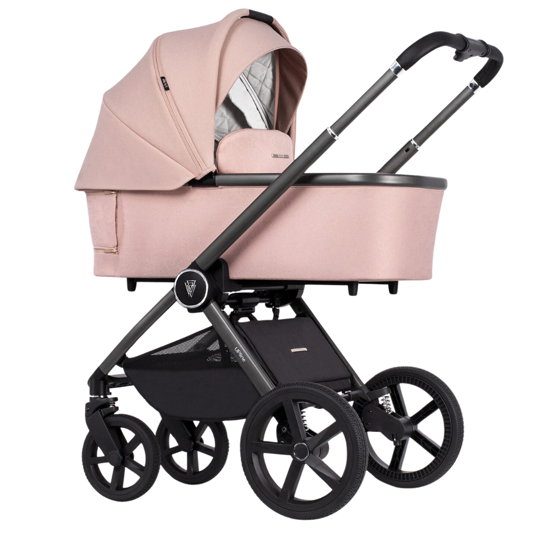 Venicci Upline 12 Piece Pushchair Bundle - Misty Rose