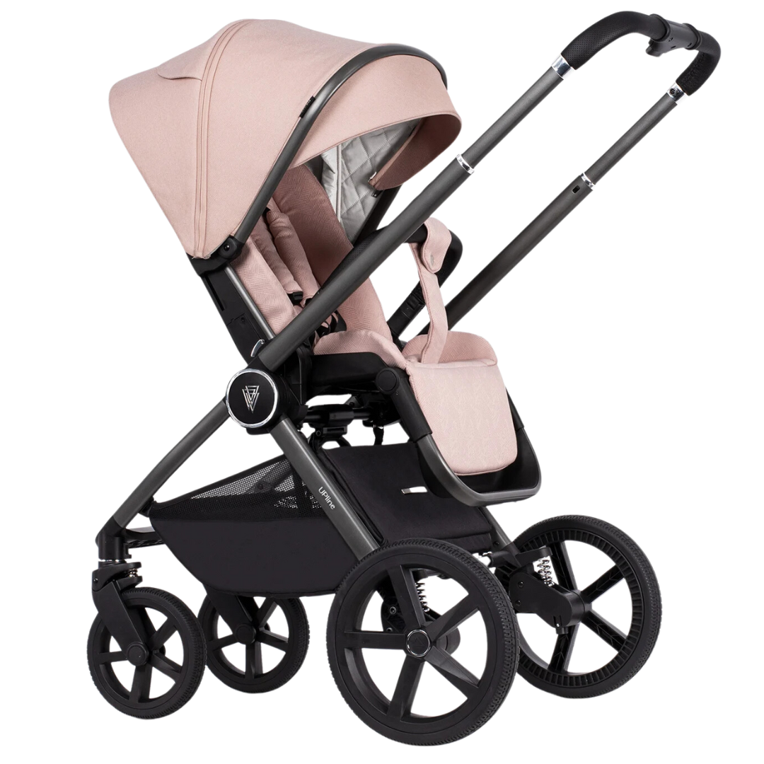 Venicci Upline 12 Piece Pushchair Bundle - Misty Rose