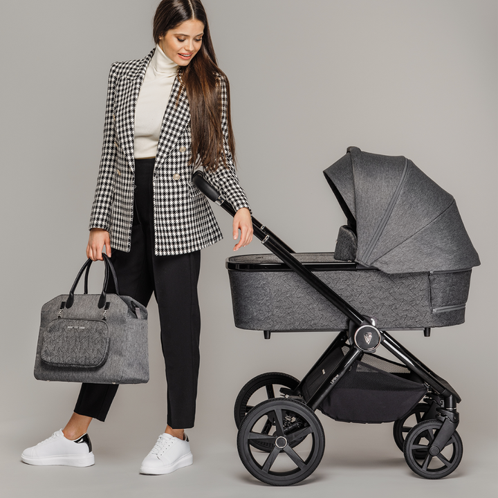 Venicci Upline 12 Piece Pushchair Bundle - Slate Grey