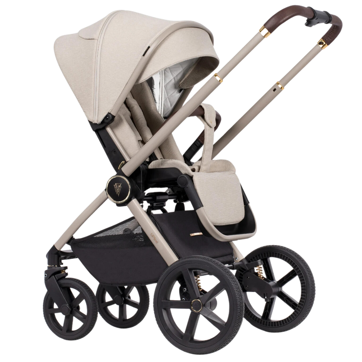 Venicci Upline 12 Piece Pushchair Bundle - Stone Beige