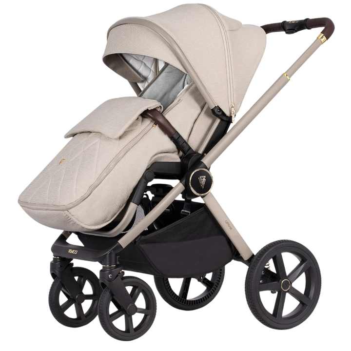 Venicci Upline 12 Piece Pushchair Bundle - Stone Beige