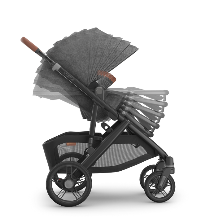 UPPAbaby VISTA V3 Pushchair + Carrycot - Greyson - Charcoal Mélange