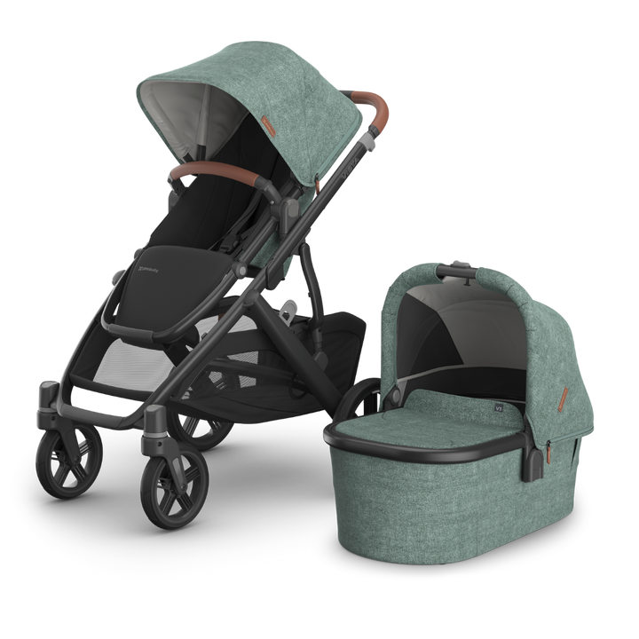 UPPAbaby VISTA V3 Pushchair + Carrycot - Gwen - Green Mélange