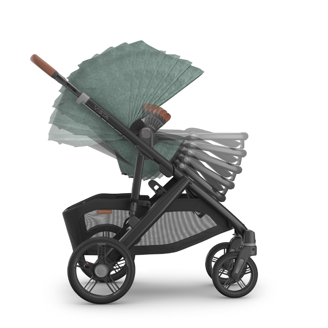 UPPAbaby VISTA V3 Pushchair + Carrycot - Gwen - Green Mélange